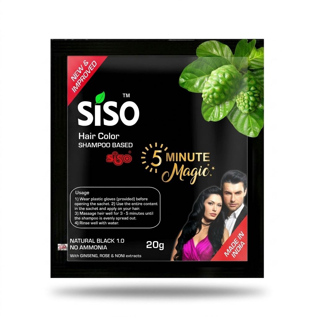 SISO Hair Colour Shampoo 20 Gm