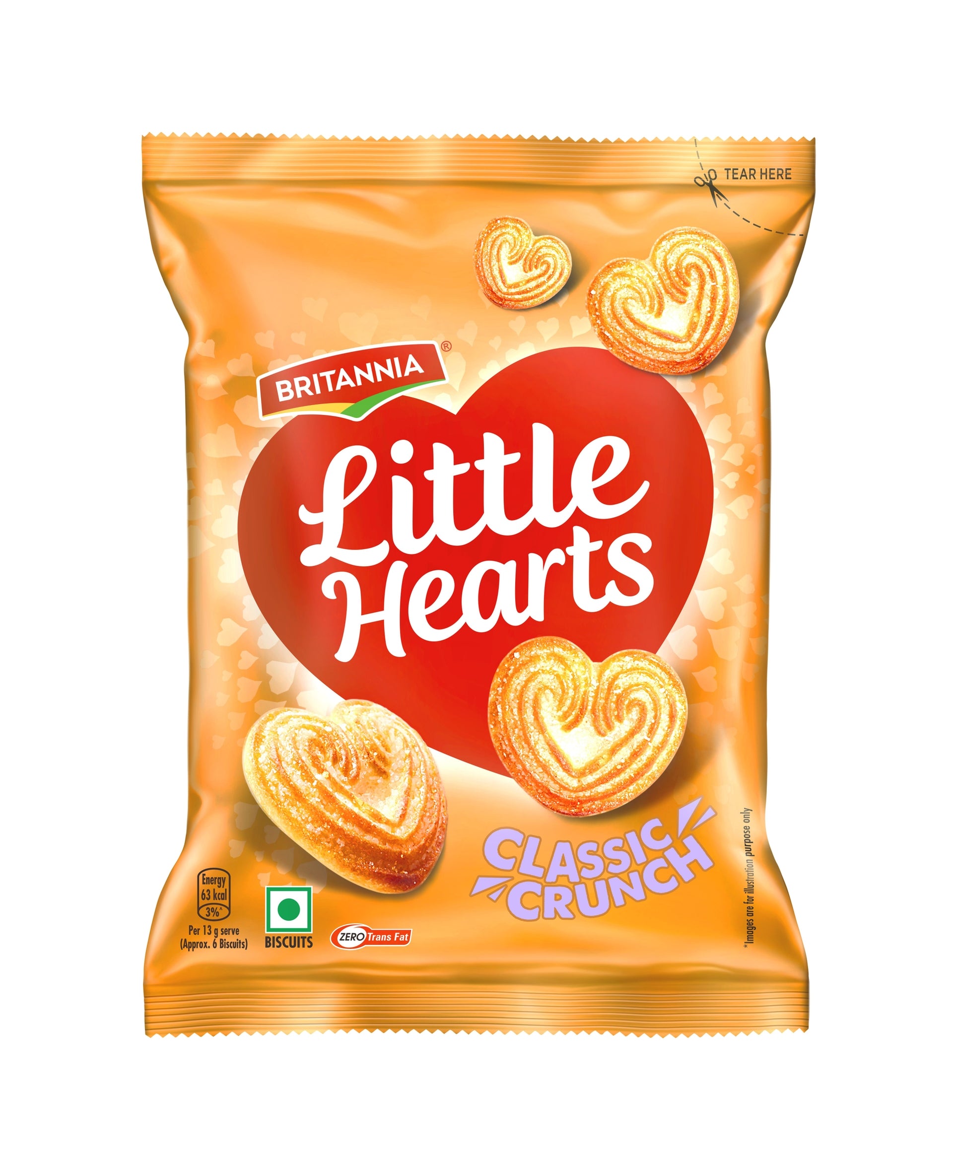 Britannia Little Hearts 75gm