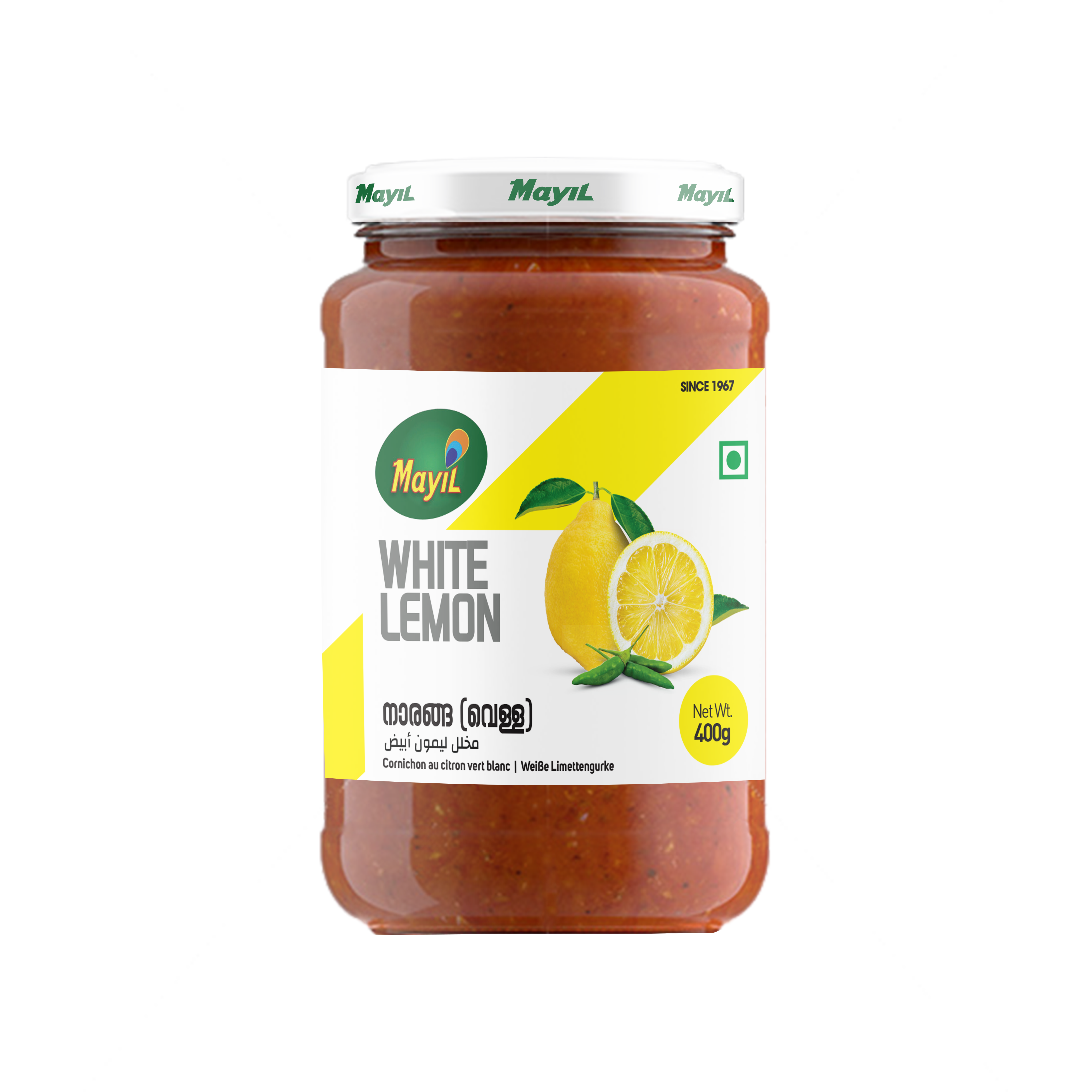 Mayil White Lime Pickle 400gm