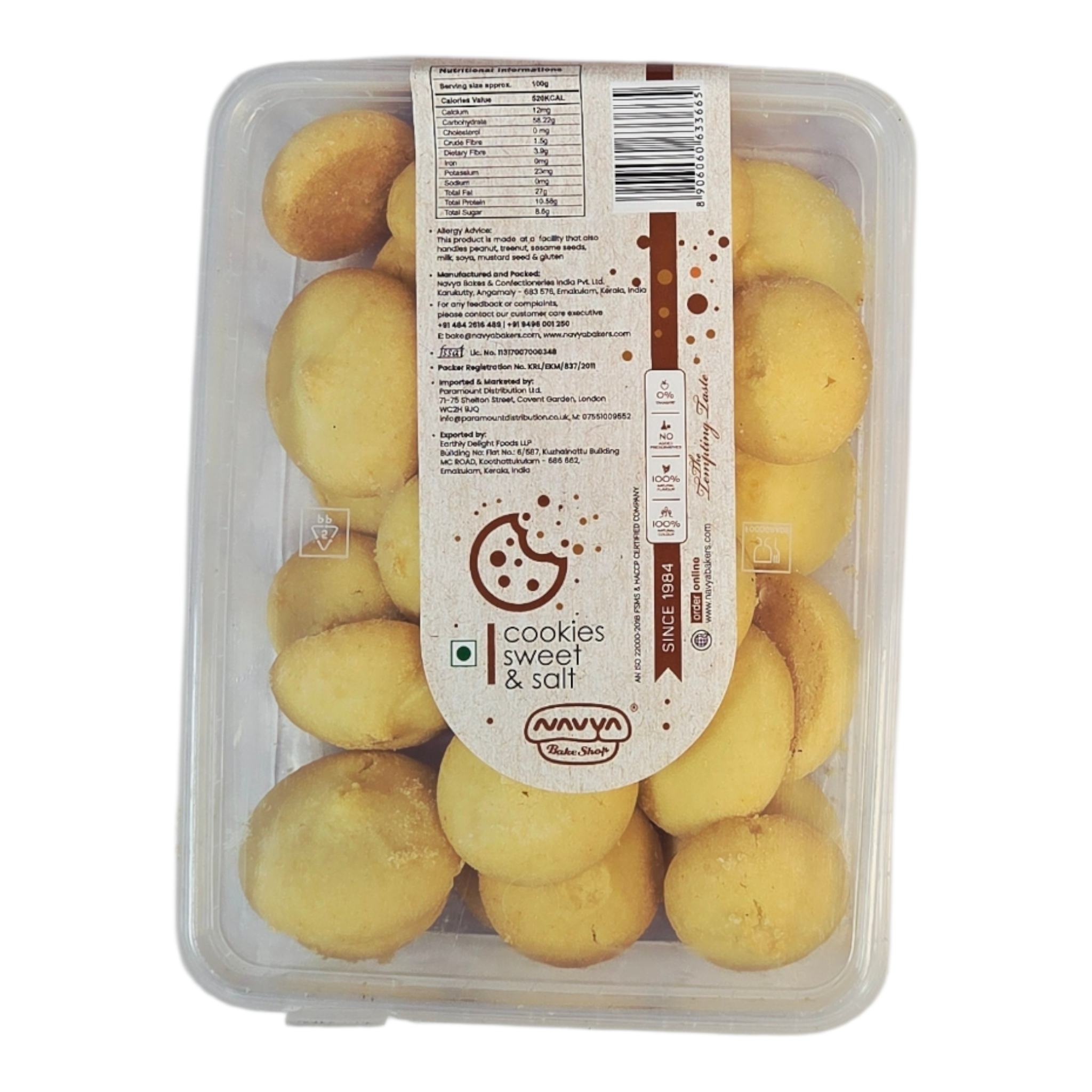 Navya Cookies & Salt 250gm