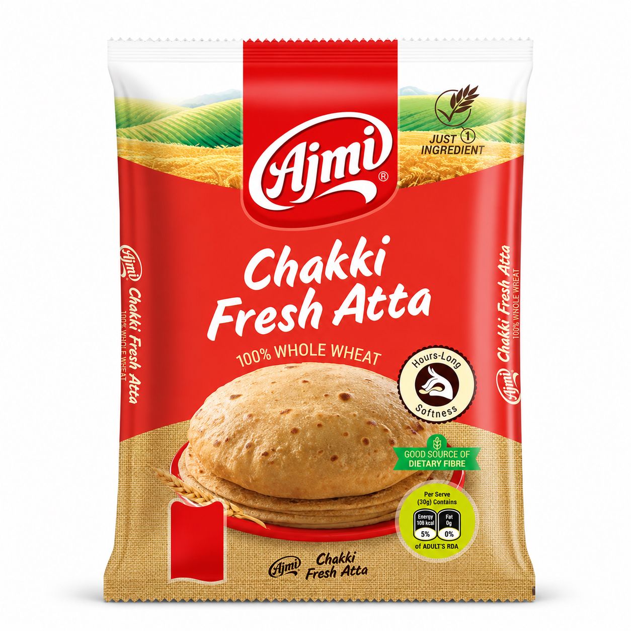 Ajmi Chakki Atta 2Kg