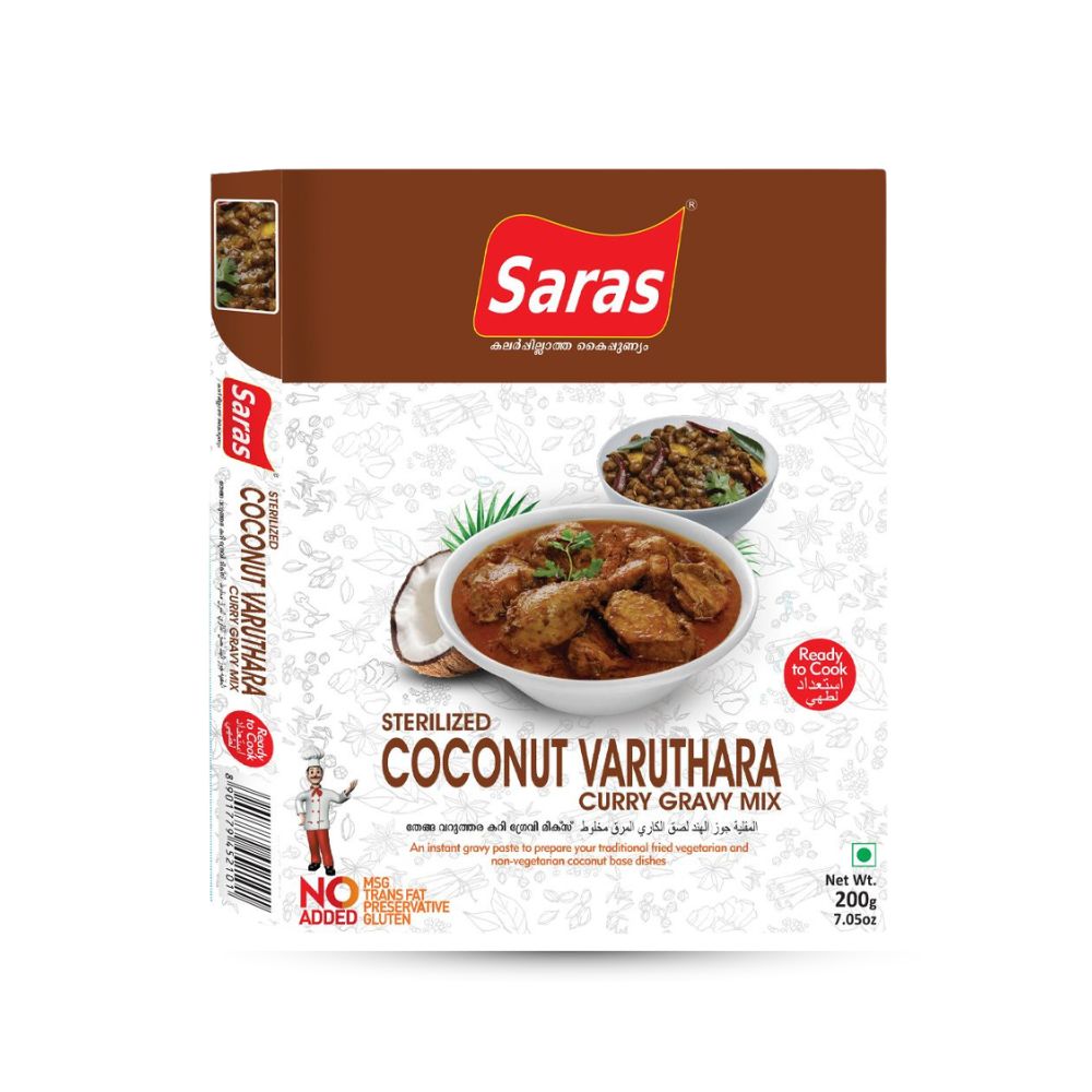 Sara's Coconut Varathara Gravy Mix 200gm